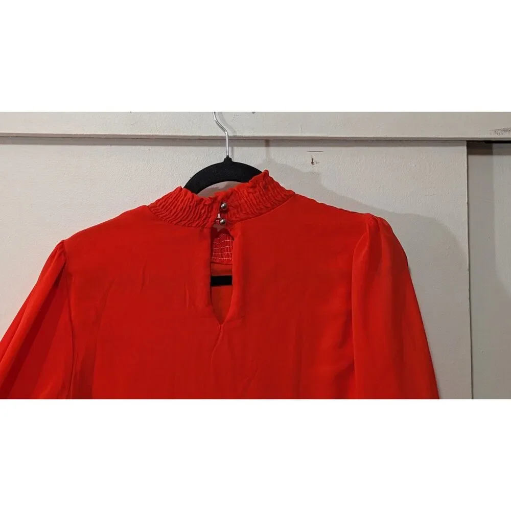 Perseption Concept mock neck blouse sz. Med.